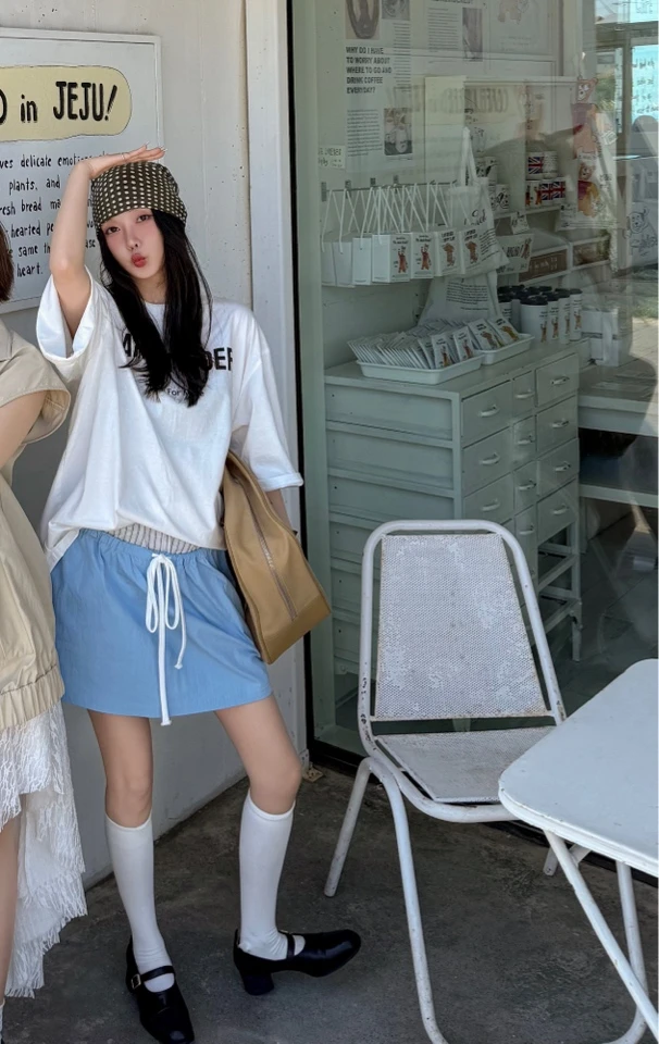ANNAMOOER•设计师品牌双腰短裙AM72Q13