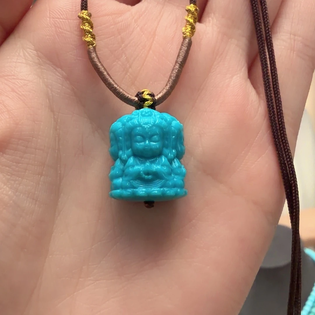 绿松石未镶嵌颈饰