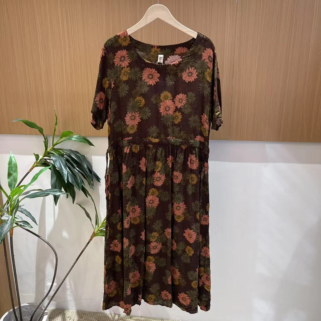 14685新款夏季时尚洋气减龄连衣裙QZ