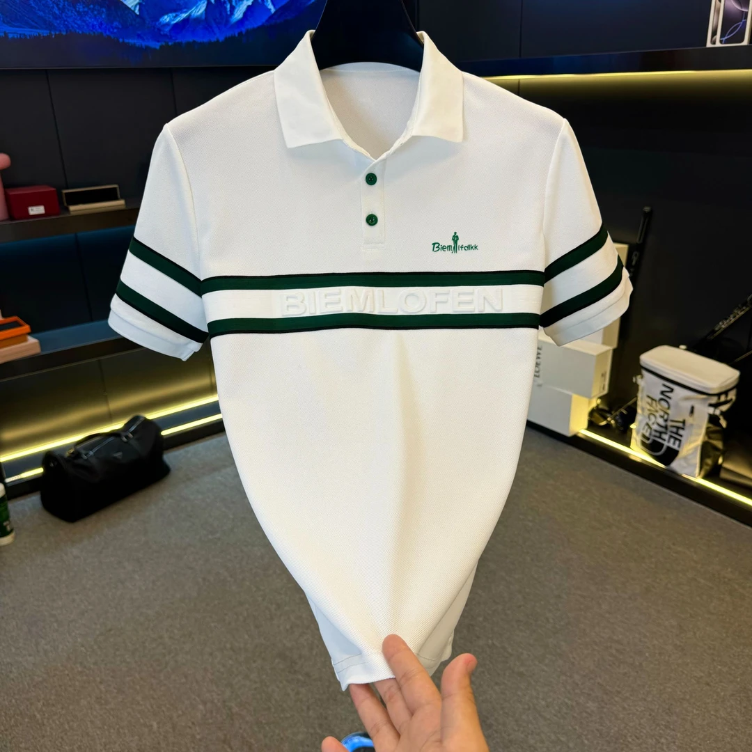 男士轻奢高定休闲时尚POLO短袖夏季商务经典