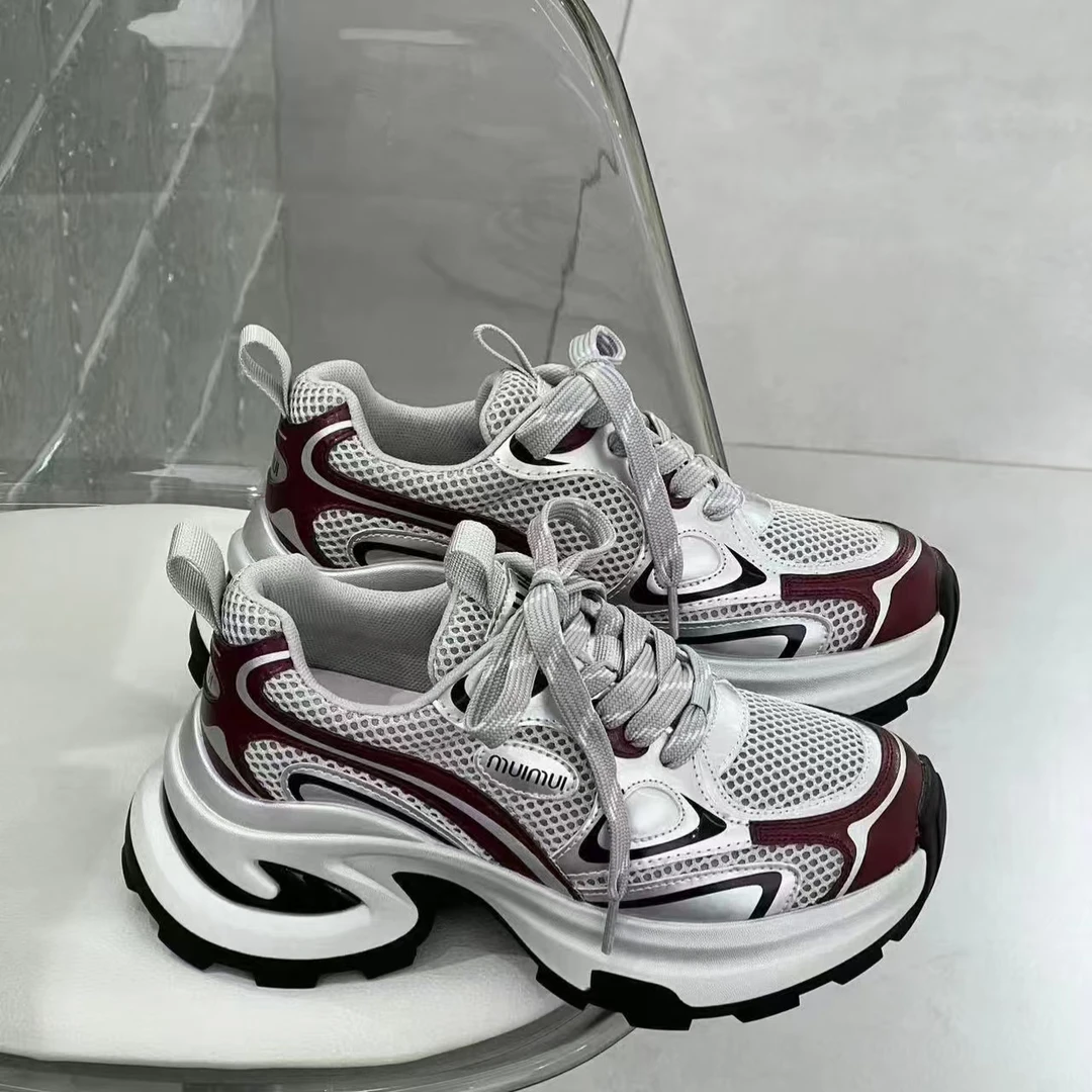 6633货号女士时尚老爹鞋