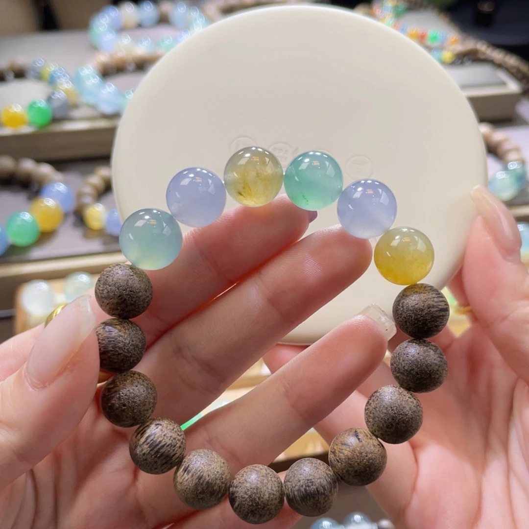 翡翠未镶嵌手链卡11+