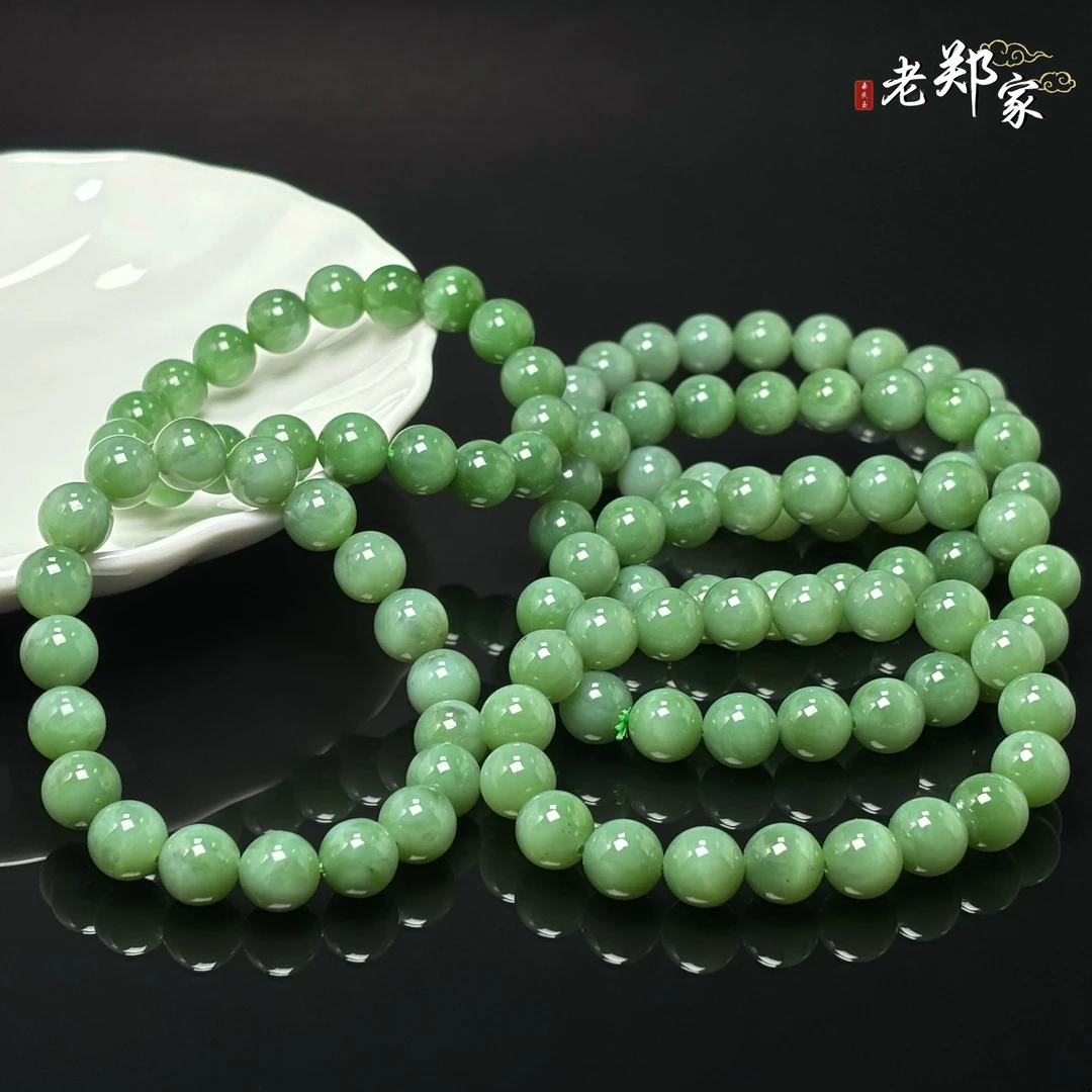 【老郑家】和田玉手串 多样性发一件 约9mm+