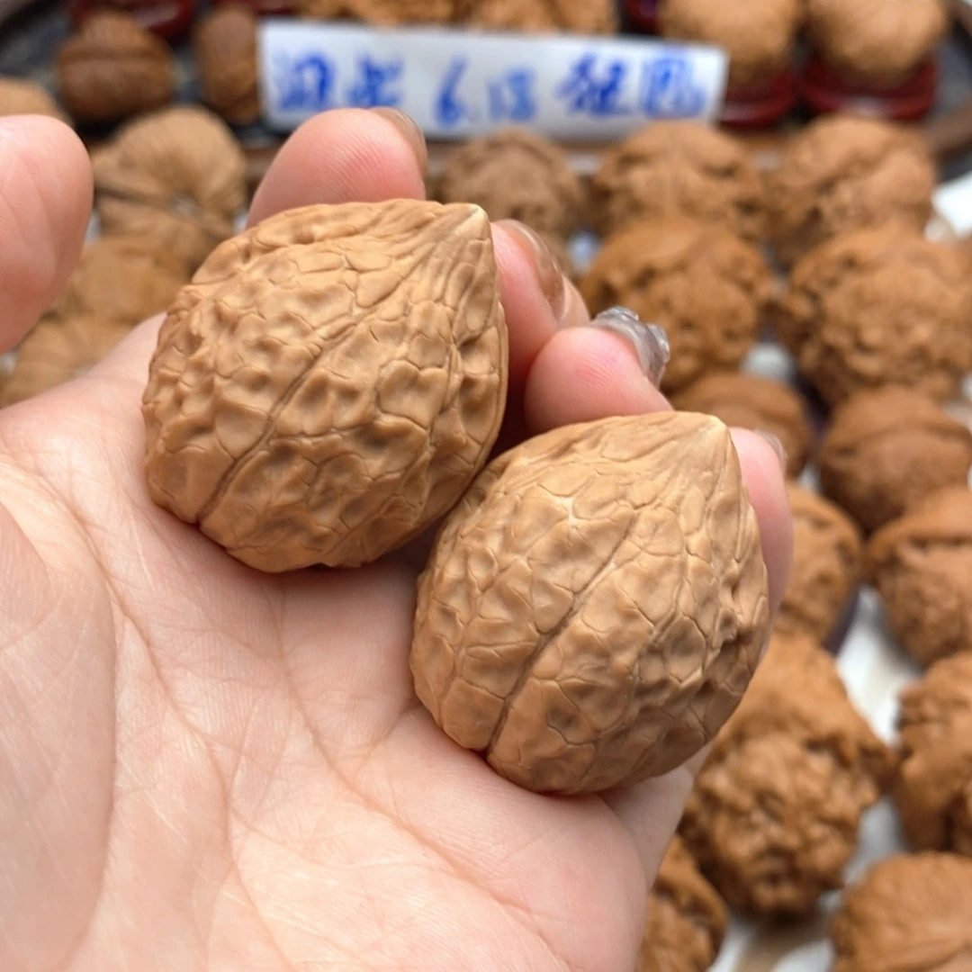 【闪购商品】文玩核桃把件35尺龟甲纹