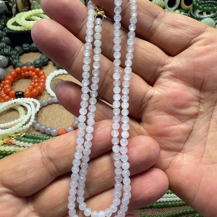 和田玉未镶嵌套链