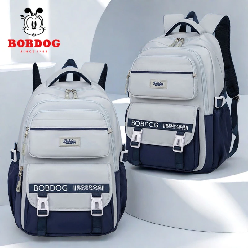 巴布豆儿童书包男孩初高中生小学10-15岁女童减负护脊韩系防水包
