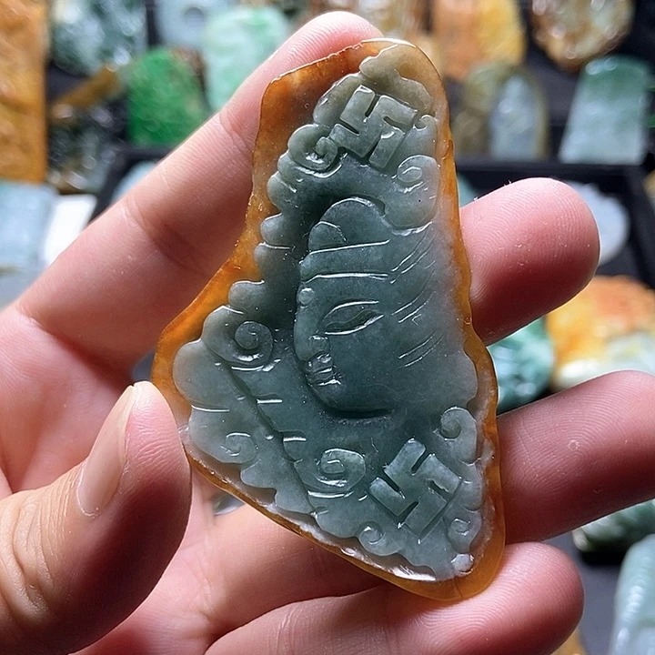 翡翠未镶嵌颈饰翡翠a货