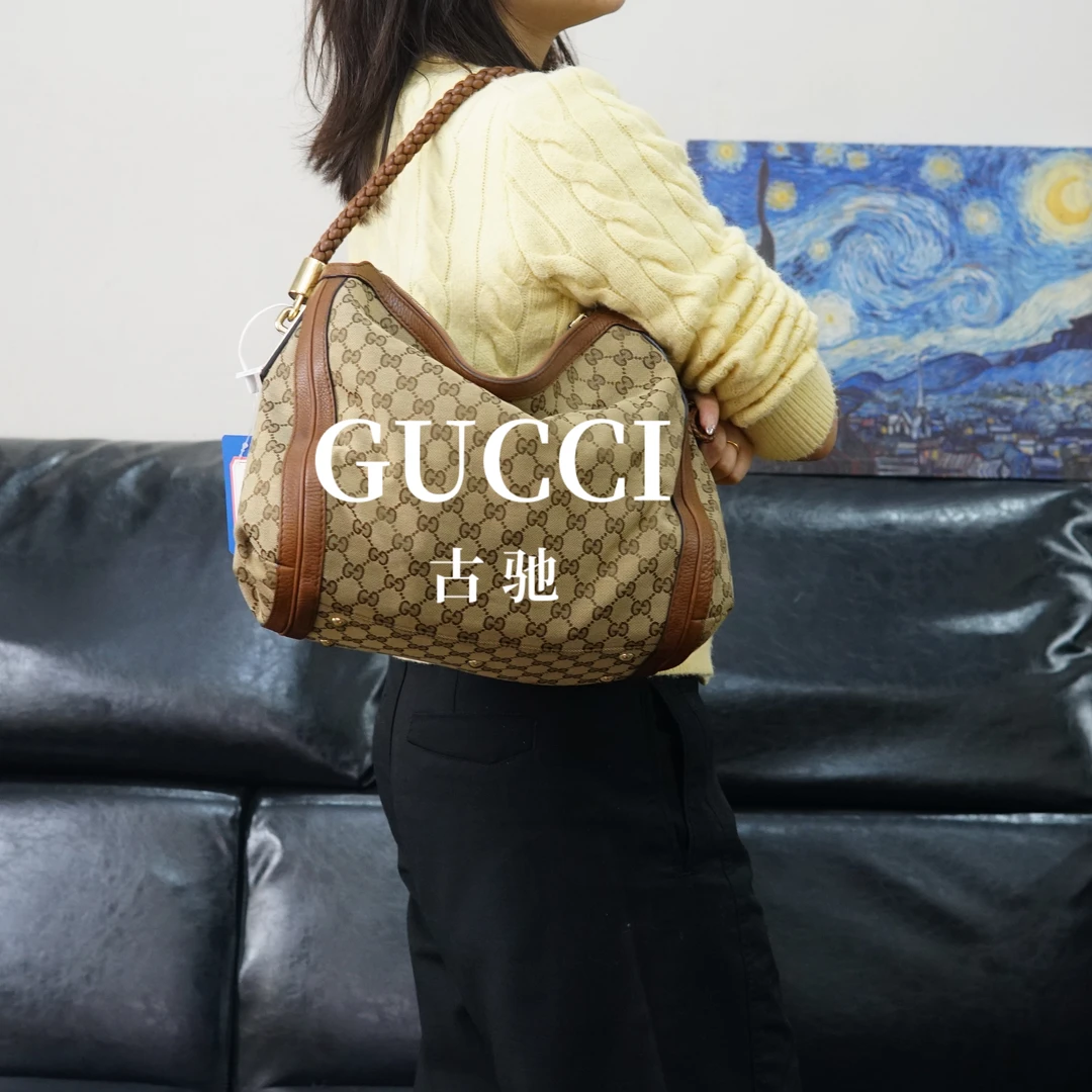 95新 GUCCI/古驰 老花单肩包/DD01512065/2065