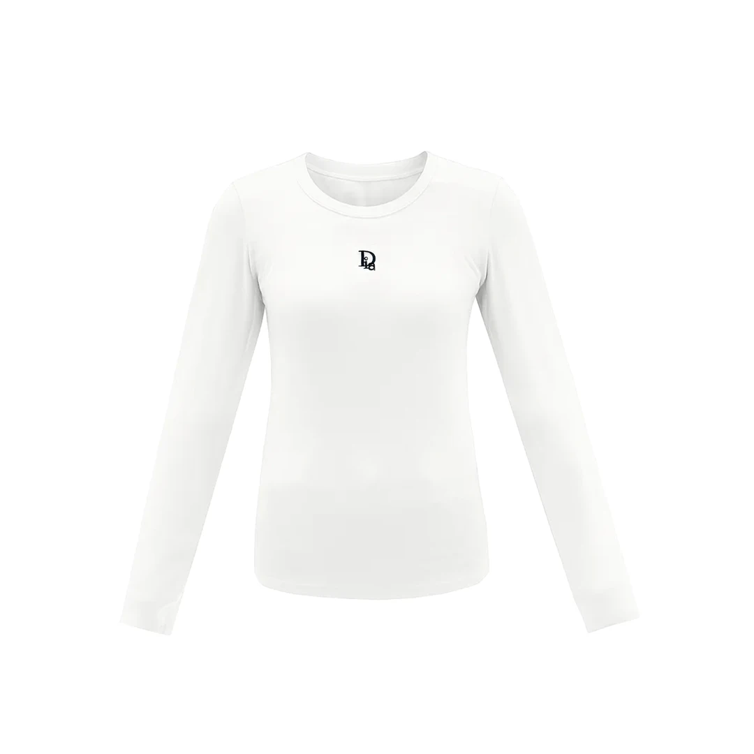 DIORA HEALY/迪奥海莉秋季女士简约设计显瘦长袖T恤33D6483001