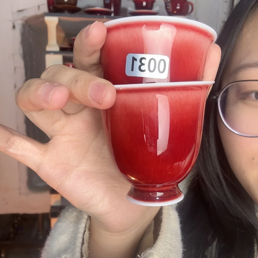 瓷片景德镇郎红陶瓷