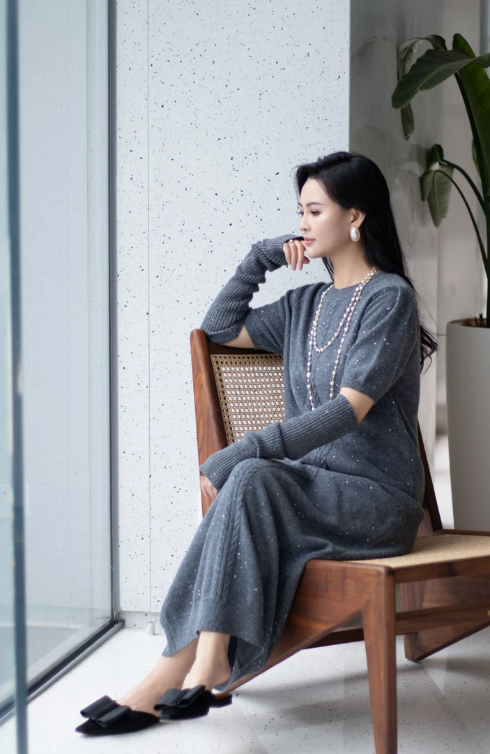 【集合编码】韩系甜美长袖显瘦修身装针织 M001-M100/251121