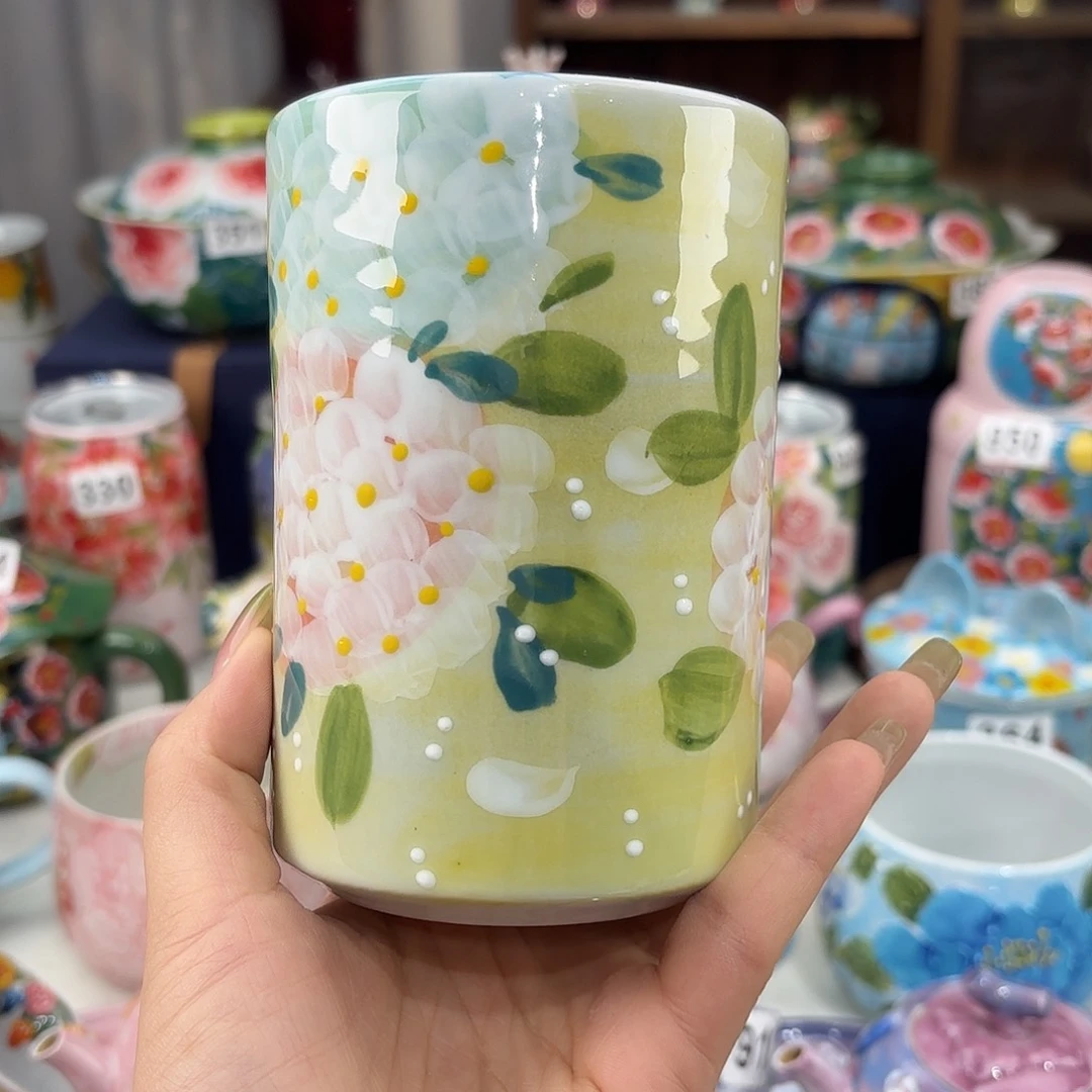 景德镇手绘高温釉下彩陶瓷茶具