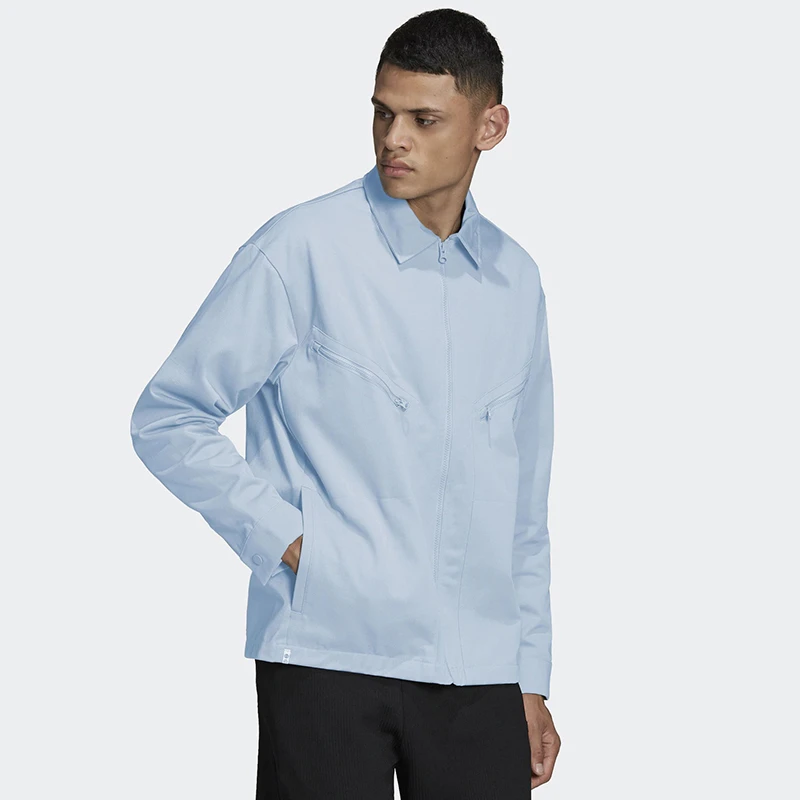 Adidas/阿迪达斯三叶草男子运动休闲工装牛仔翻脸夹克外套 HC4539