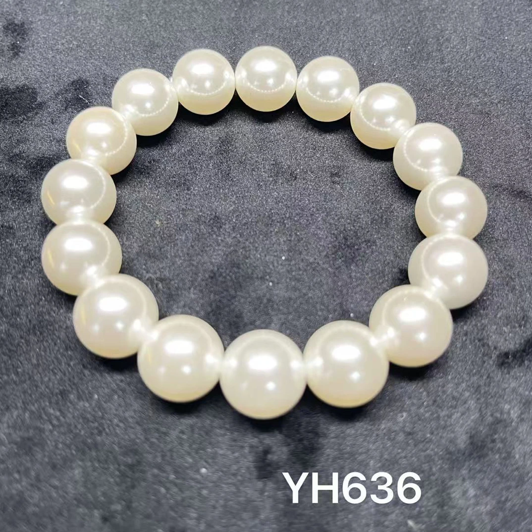 （枫子专属）YH636奥白色美人珠链 约12mm 多样性发货