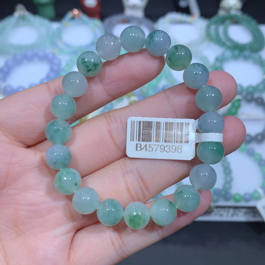 翡翠未镶嵌手串天然