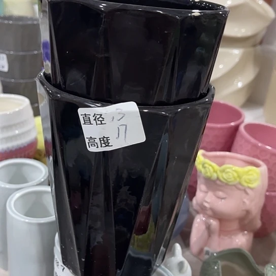 多肉绿植陶瓷花盆9.9包邮，有孔