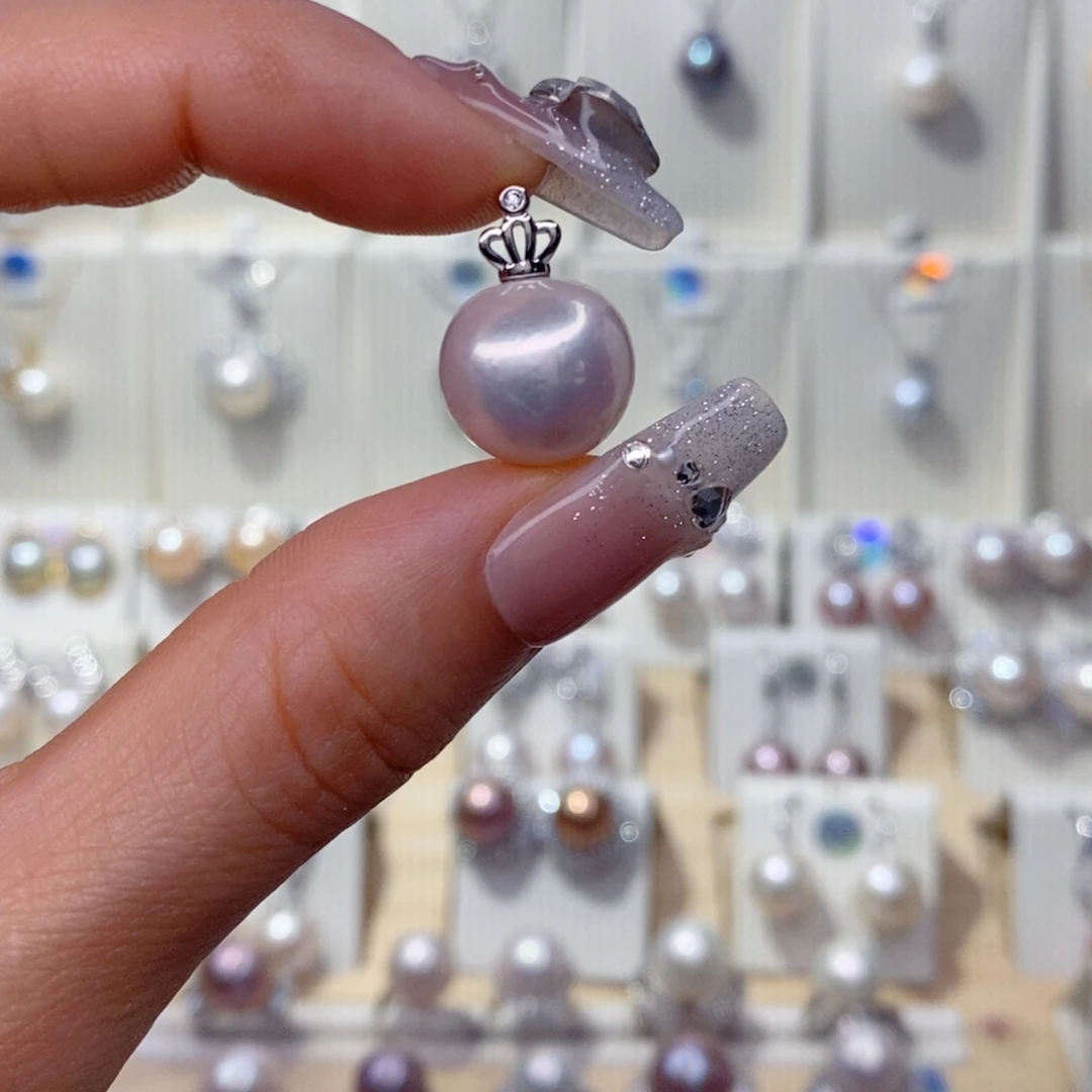 淡水珍珠未镶嵌吊坠(赠链)