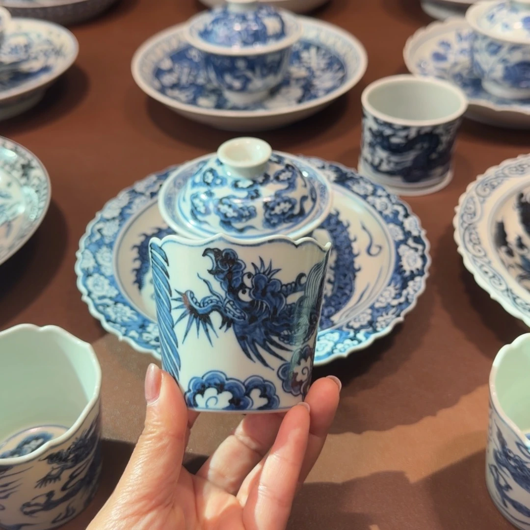 手工手绘茶具主人杯