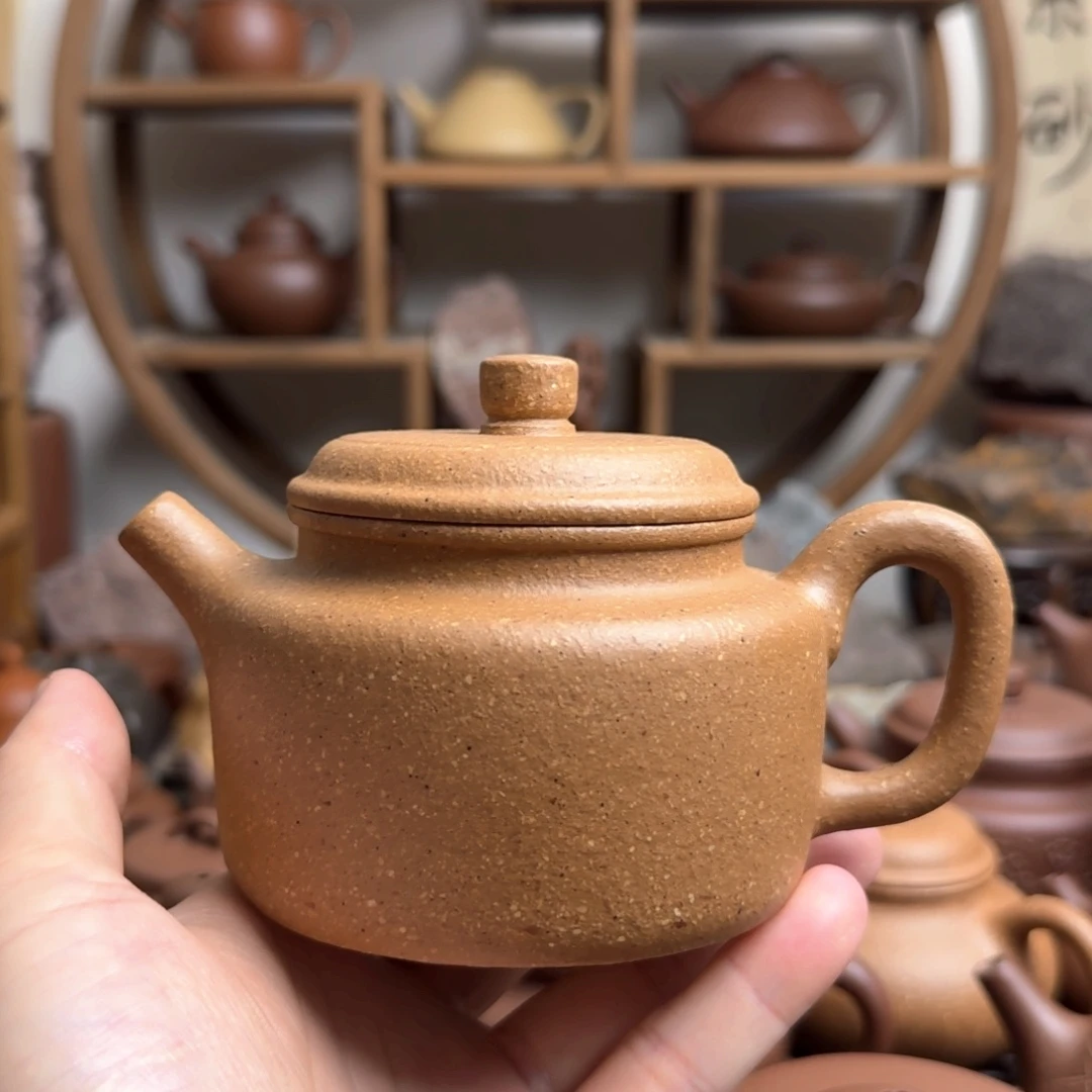 茶壶紫砂德钟300cc台西梨皮老段