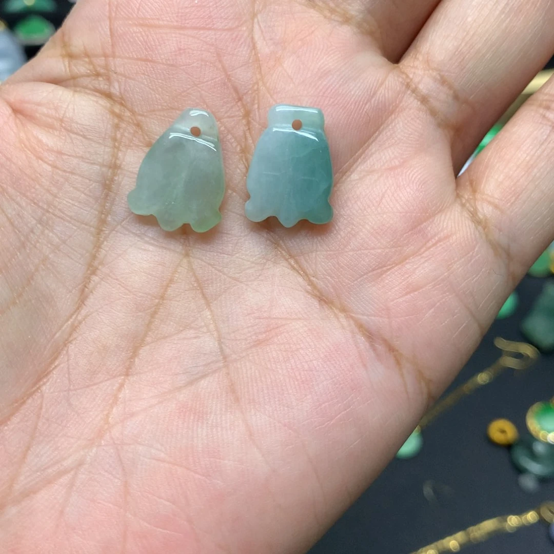 吊坠(不含链)未镶嵌翡翠有纹裂