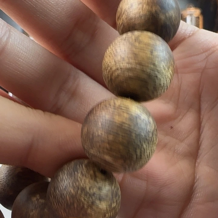 沉香沉香碎屑047卡1.6单圈圆珠