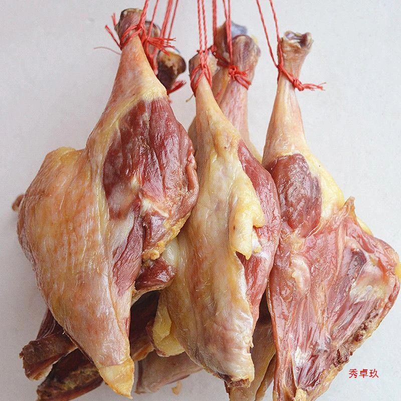 大别山农家腌制腊鸭腿