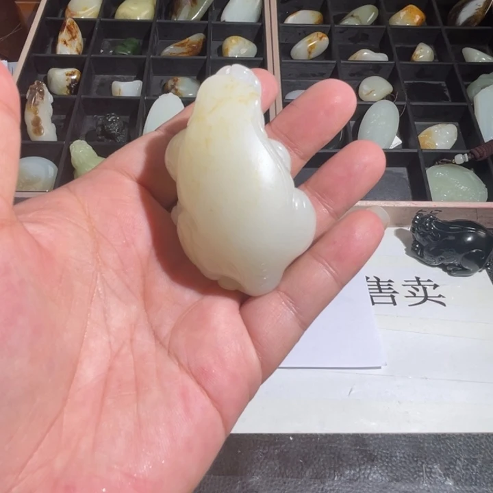 和田玉未镶嵌吊坠(不含链)汪**3