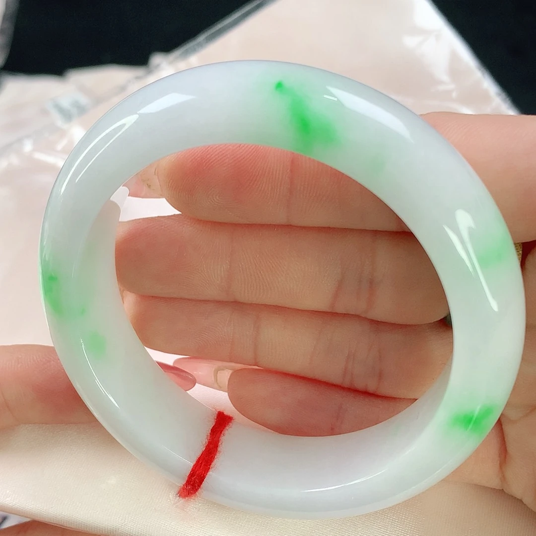 未镶嵌手镯翡翠55.3轮胎镯