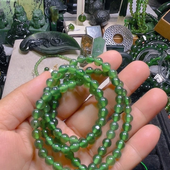 达***艾蛇纹石玉未镶嵌泰山玉
