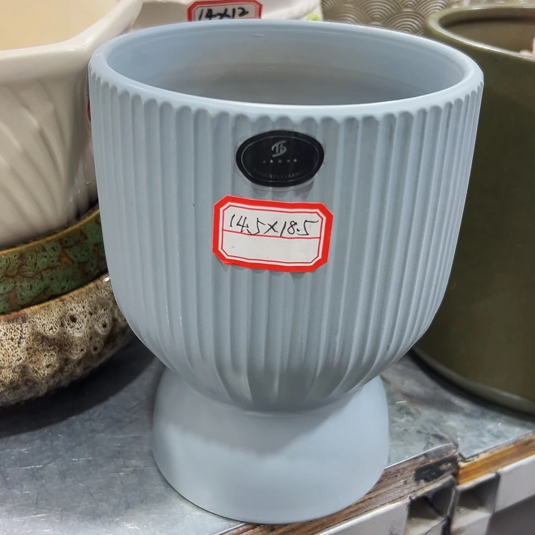 外贸尾单陶瓷花盆凑单10米包邮