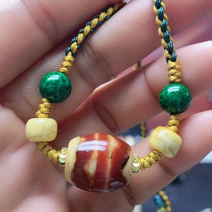 玛瑙/玉髓合金颈饰
