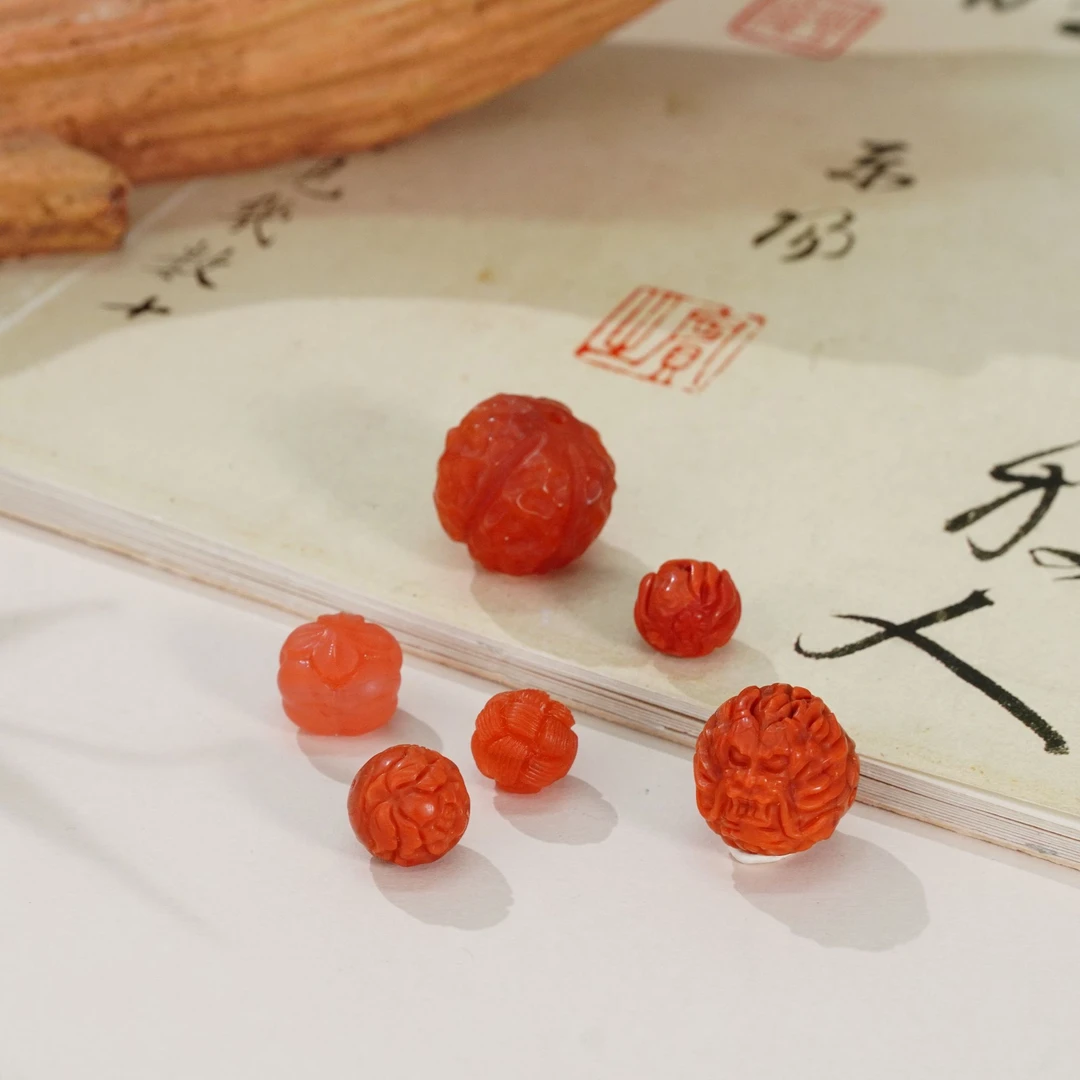 【不二】【配件合集】南红圆珠种配件保山+川料（多样性发其一）