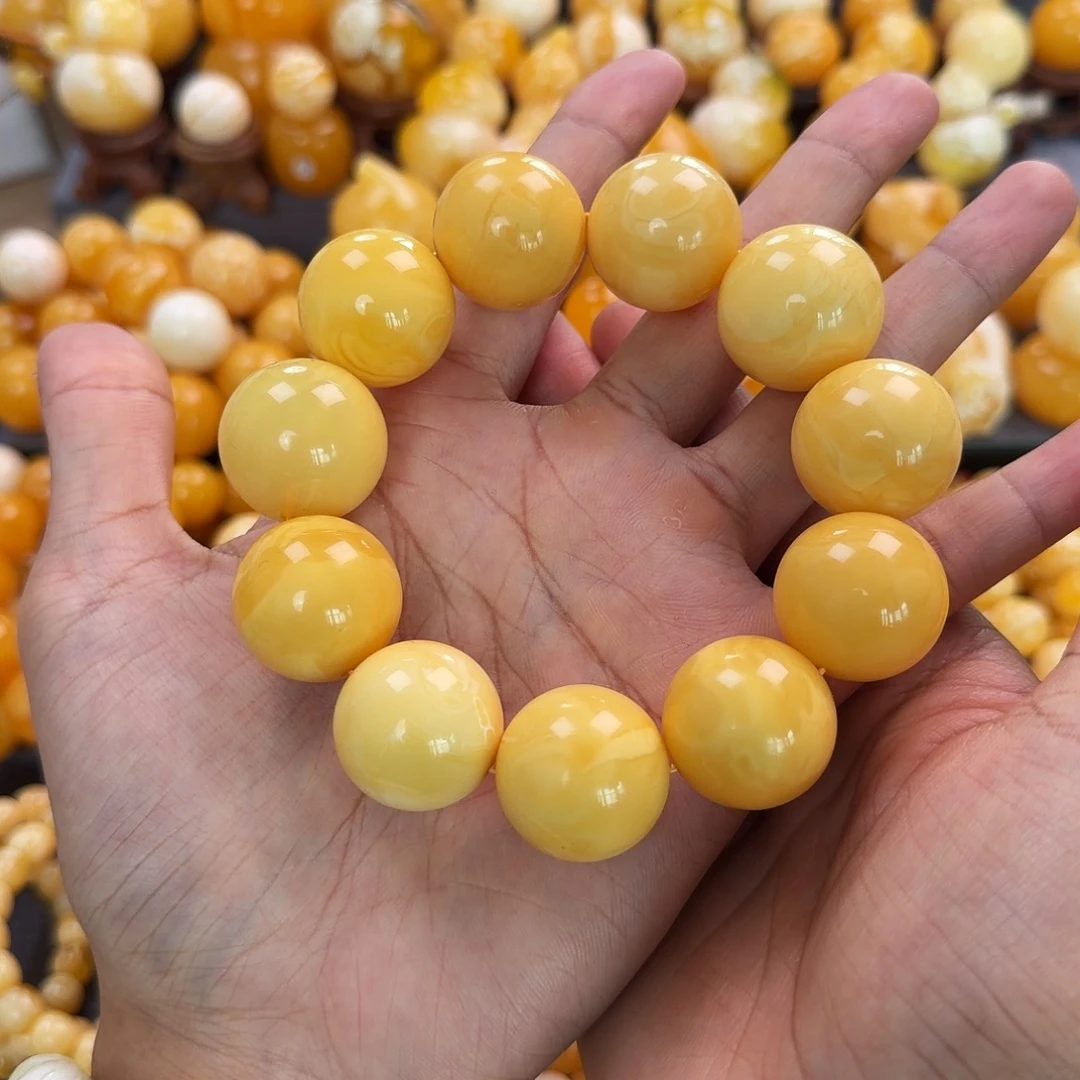 琥珀未镶嵌珠宝奇石23mm
