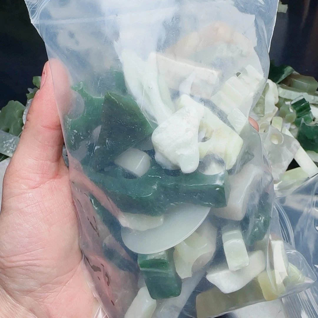 和田玉珠宝半成品未镶嵌