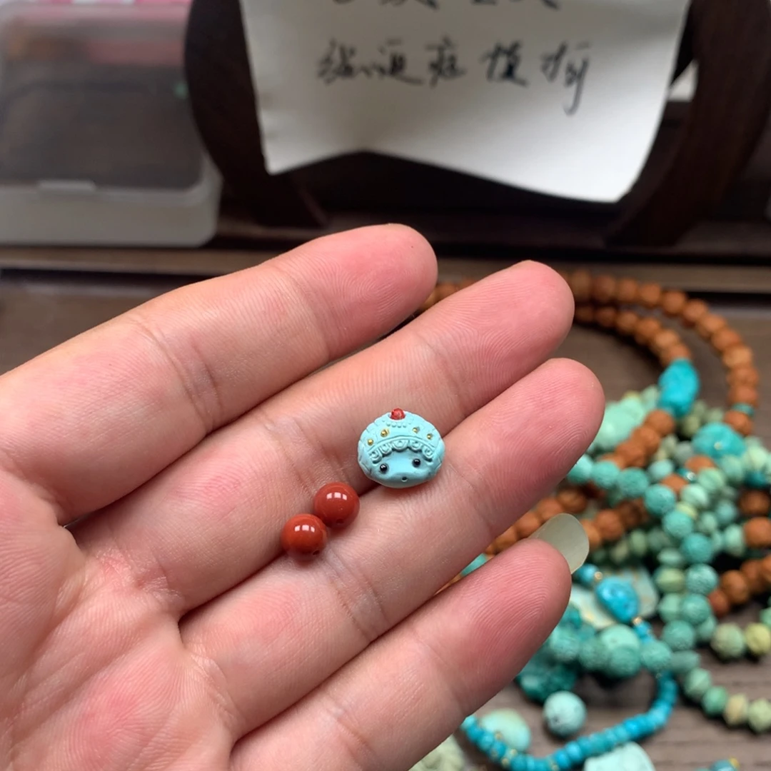 未镶嵌雕刻南红玛瑙