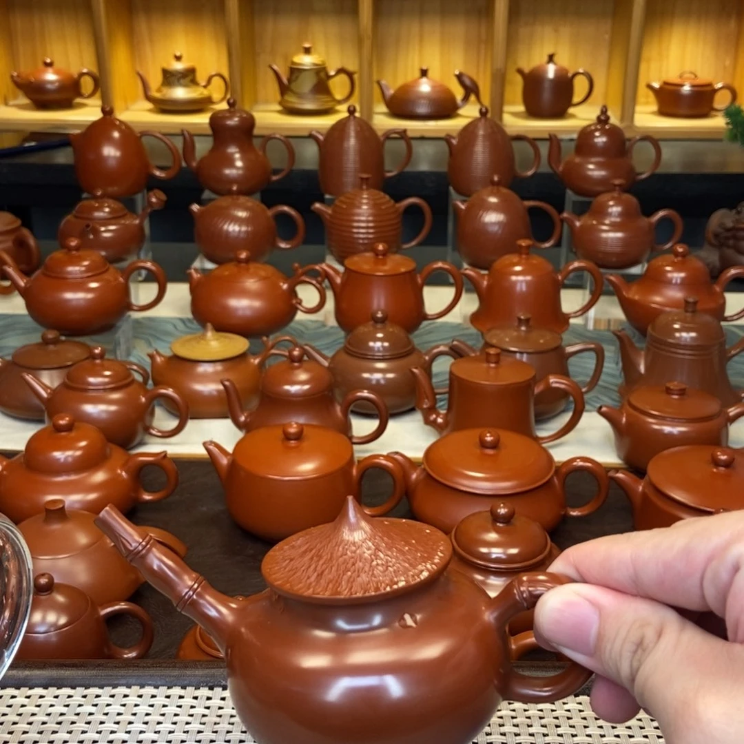 茶壶紫砂潮****虾潮州手拉壶手拉壶