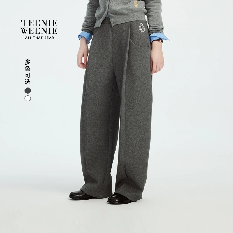 *TeenieWeenie小熊女装卫裤2025秋新款时尚百搭休闲裤TTTM257813W