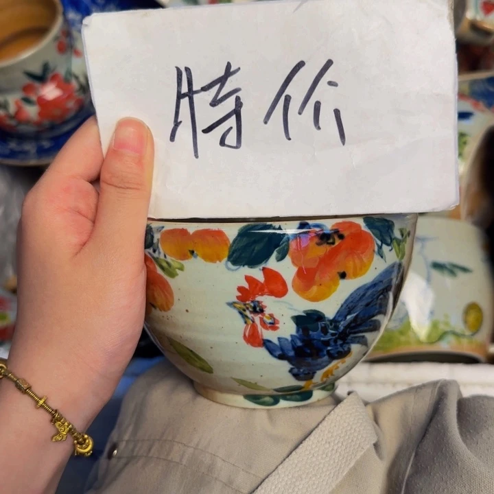 瓷片景德镇陶瓷手工手绘