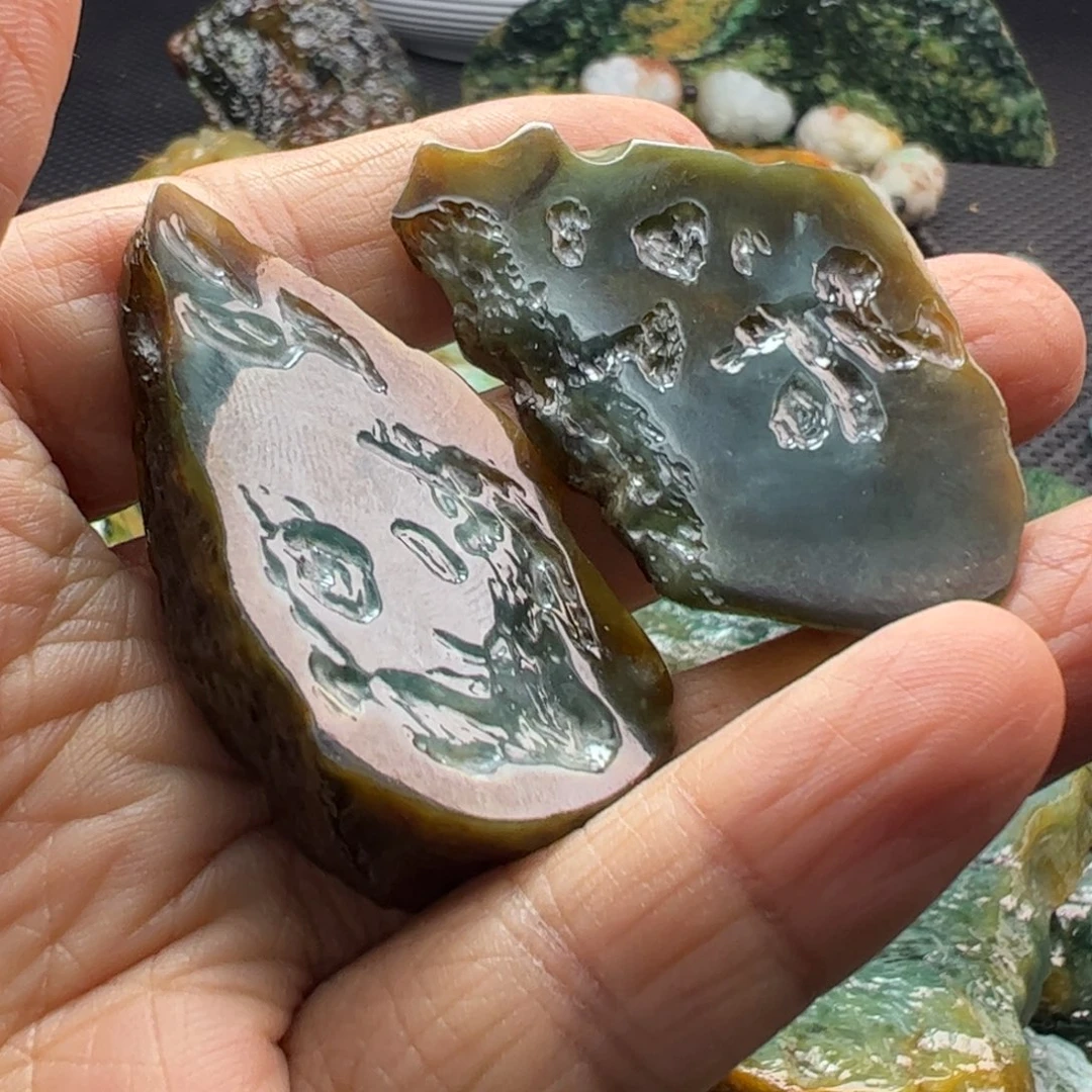 翡翠裸石缅甸翡翠