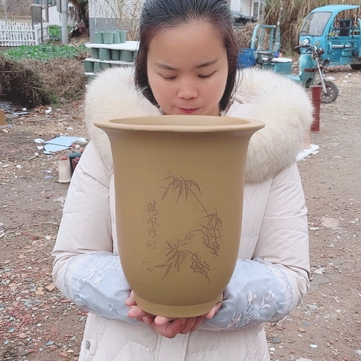 紫砂花盆宜兴紫砂精品花盆