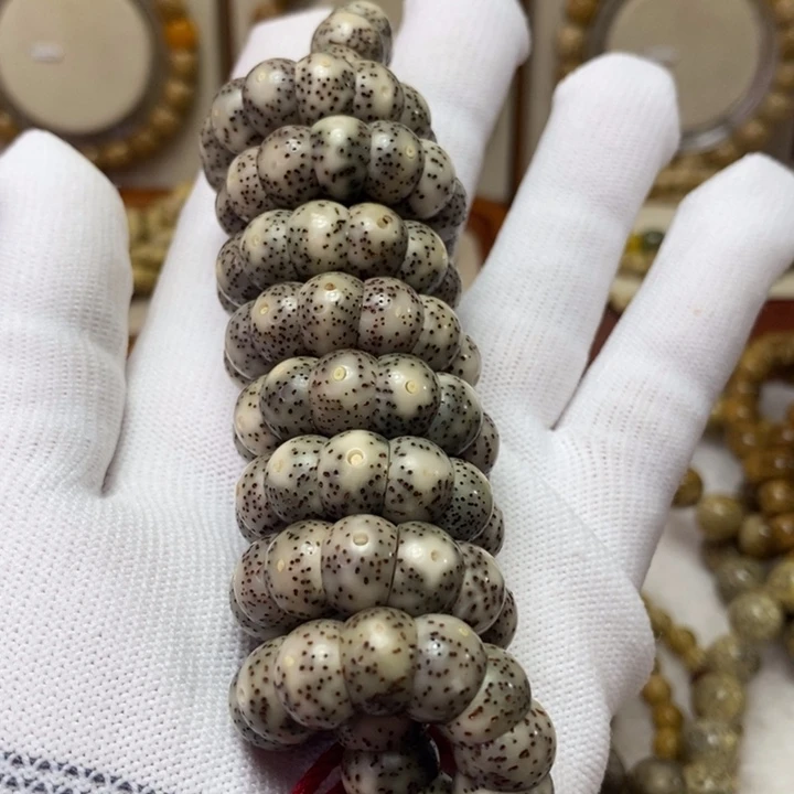 星月菩提吊坠石玉10糯冰大肠