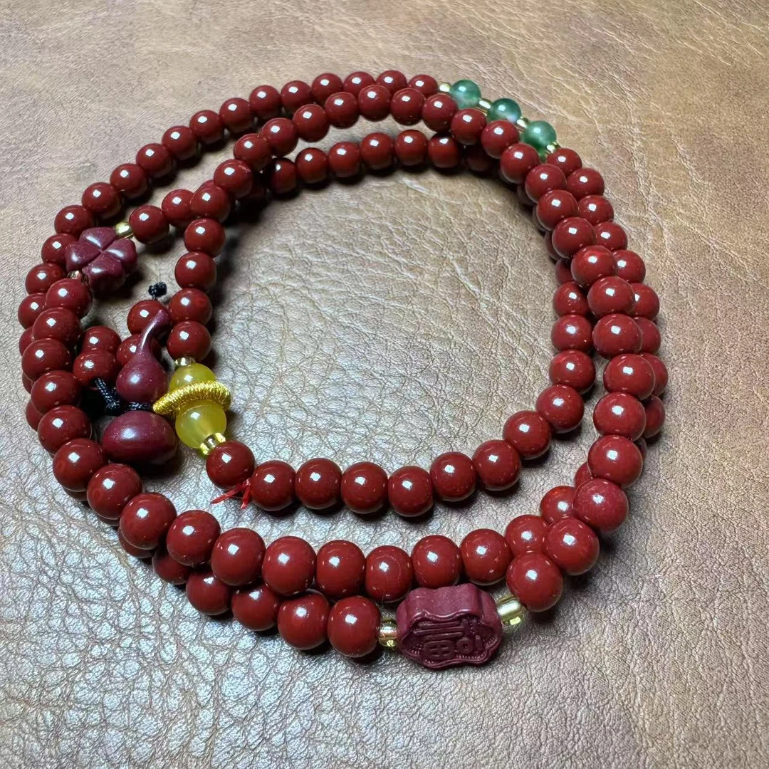 含辰砂工艺品含辰砂工艺品精品手串（无礼盒）MTYC 127