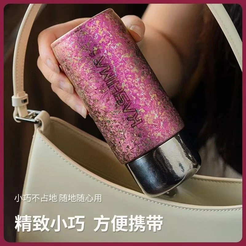 【限购2单】钛杯子高颜值大容量女士直饮便捷喝水保温杯子