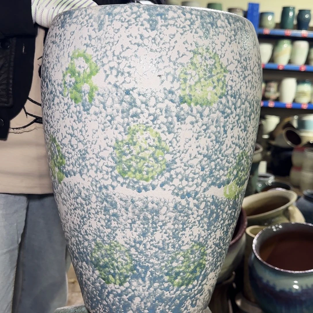 紫砂花盆高40口25