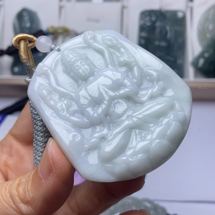 翡翠未镶嵌挂件翡翠