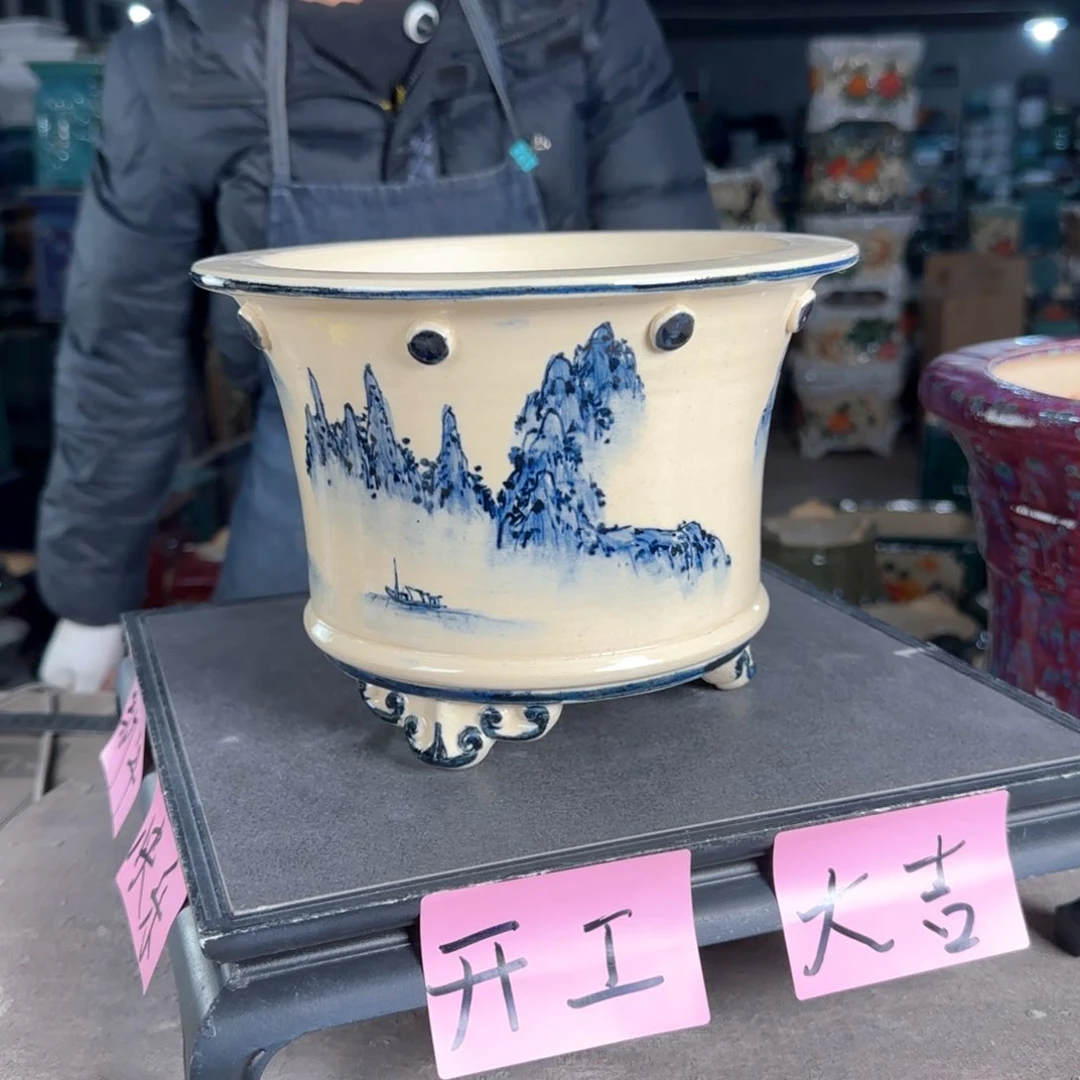 一风堂石湾花盆。
