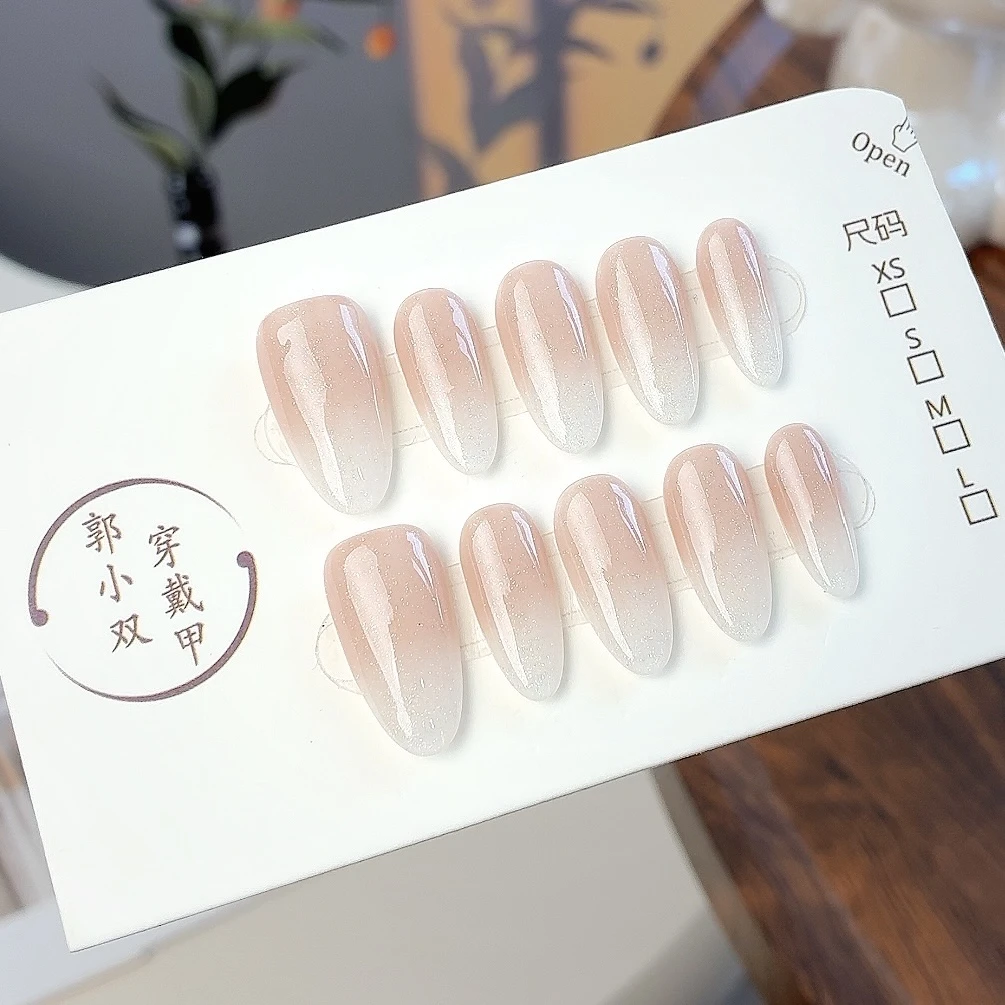 郭小双穿戴甲【沙丘星夜】手绘水彩-10片盒装-S21945