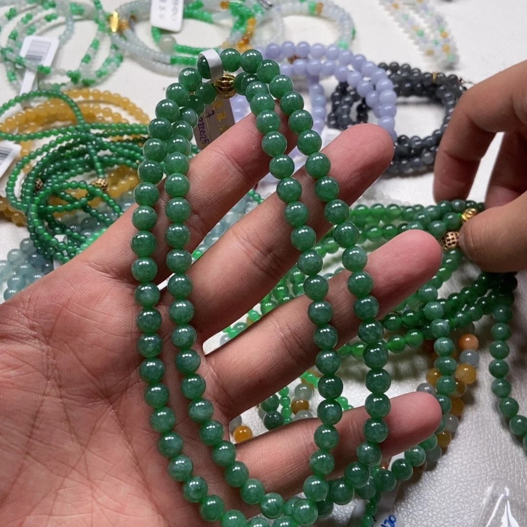 未镶嵌手链翡翠缅甸翡翠a货卡7