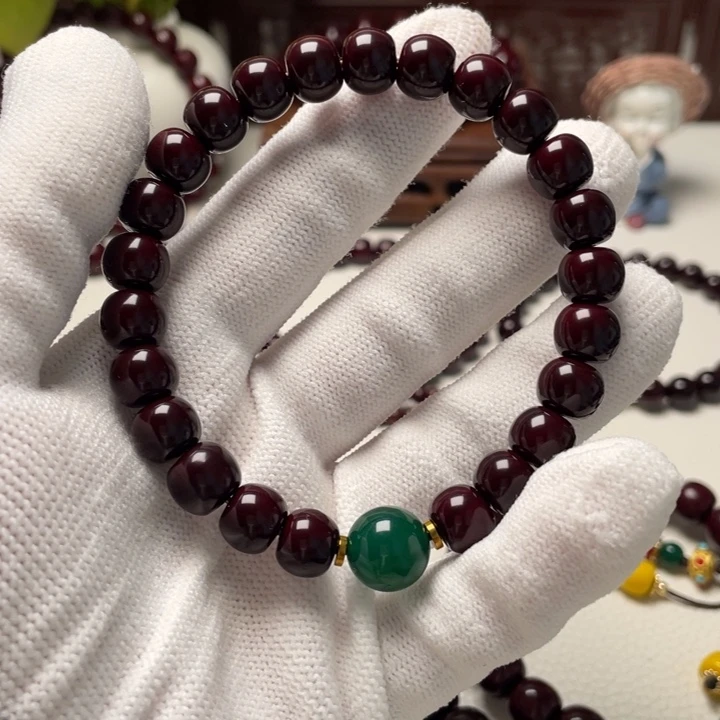 桌***饺核桃手串/手链猴头手串