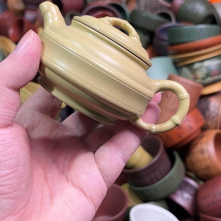 紫砂茶杯锦**行全手工紫砂主人杯
